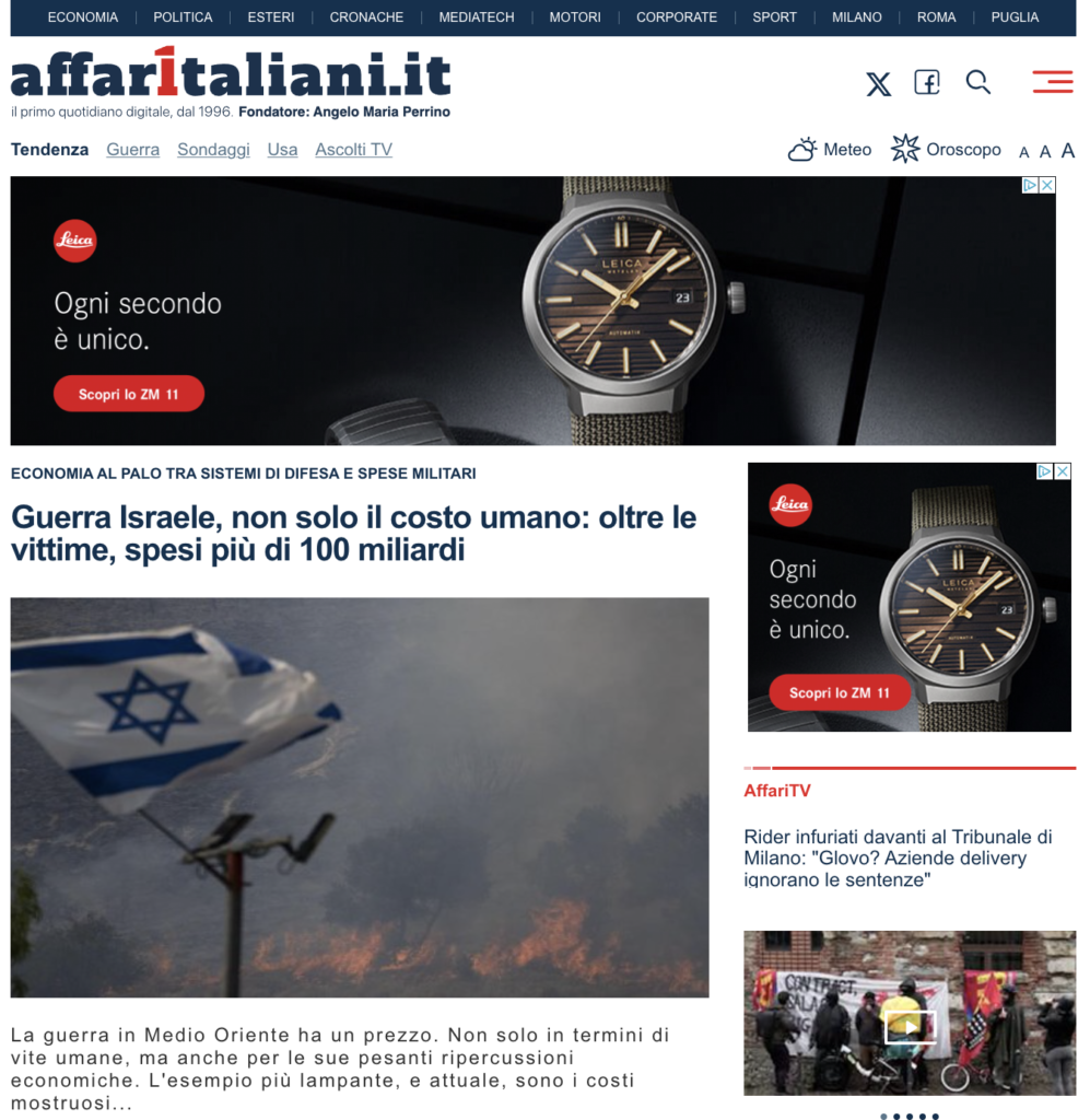 Affaritaliani.it nuovo sito