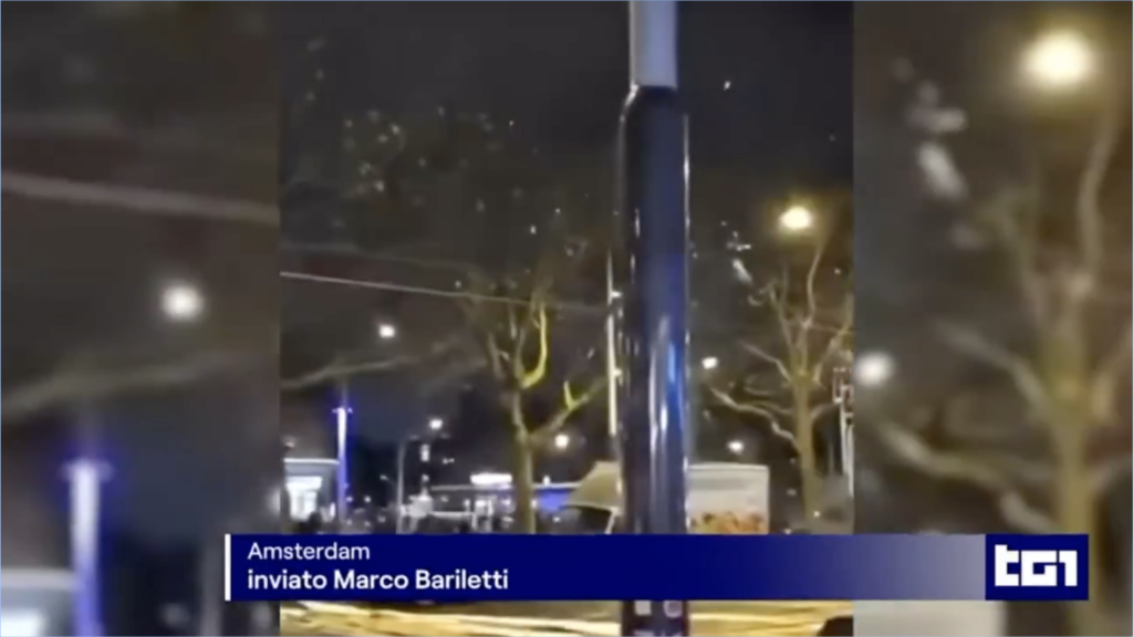 Un momento del servizio di Marco Bariletti (Foto: @Tg1Rai su X)