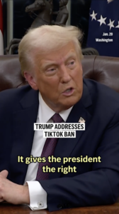 Trump live su TikTok