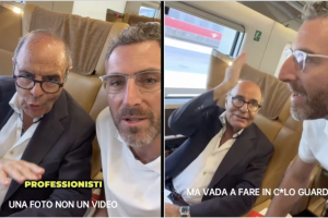 Bruno Vespa e il “duello” sul treno con Matteo Gracis: la vicenda