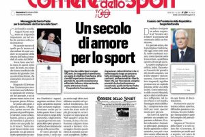 Sport e inclusione, l’appello del Papa al Corriere dello Sport