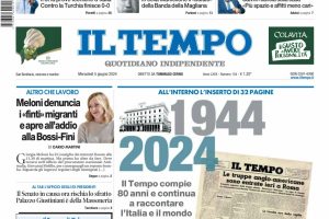 Il Tempo festeggia 80 anni con un’edizione speciale