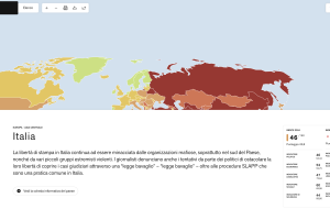 Allarme RSF: libertà di stampa in pericolo, Italia al 46° posto
